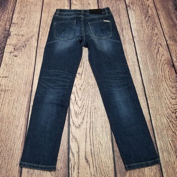 Girls Hudson Skinny Jeans Size 10 | Stretch Dark - Picture 3 of 7